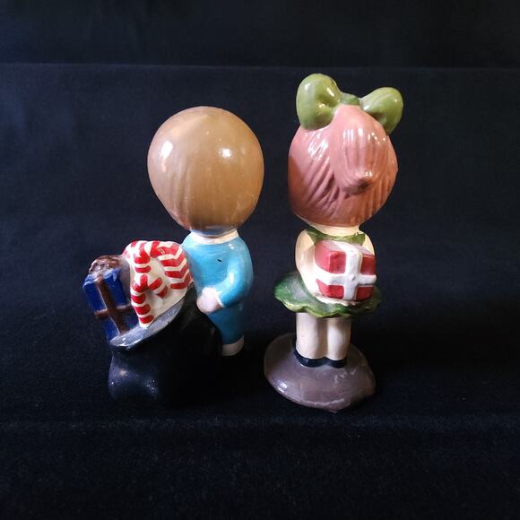 Vintage JWA Joan Walsh Anglund Lot of 3 Ceramic Christmas Ornaments 1979 Japan - Picture 8 of 11